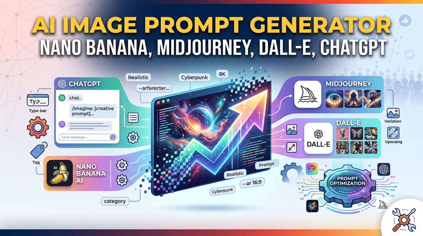 AI Image Prompt Generator | Nano Banana, Midjourney, DALL-E
