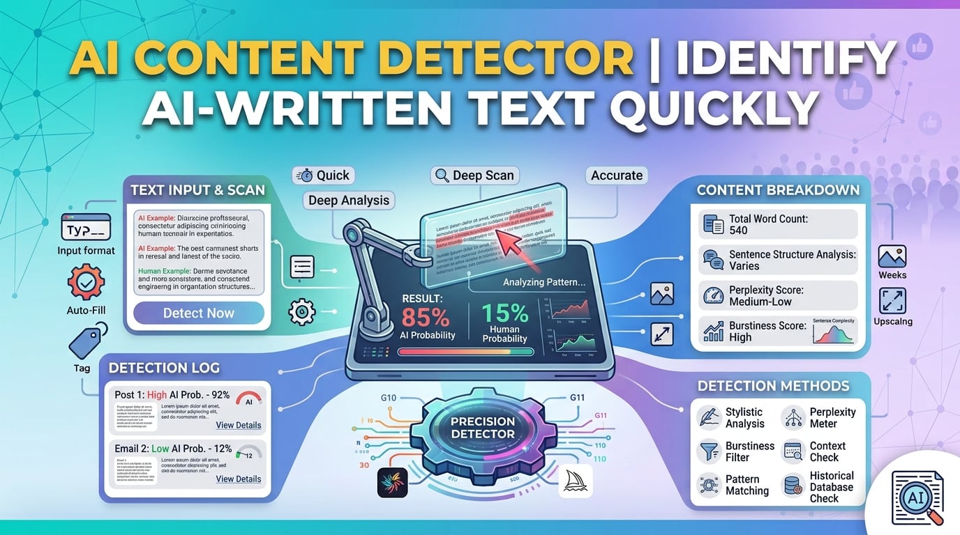 AI Content Detector – Identify AI-Generated Text Quickly