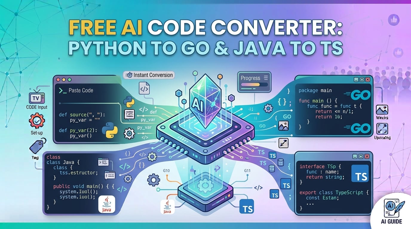 Free AI Code Converter: Python to Go & Java to TS
